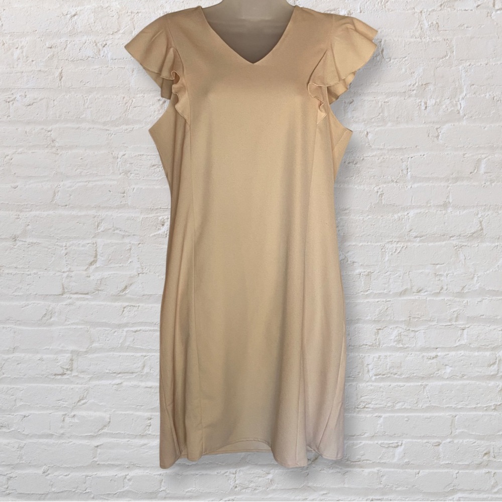 Charlie Paige cream Dress - Size M
